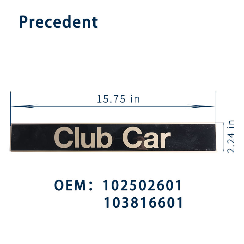 Emblema Adesivo Frontale Club  - Golf Equipment Logo recensione e prezzo