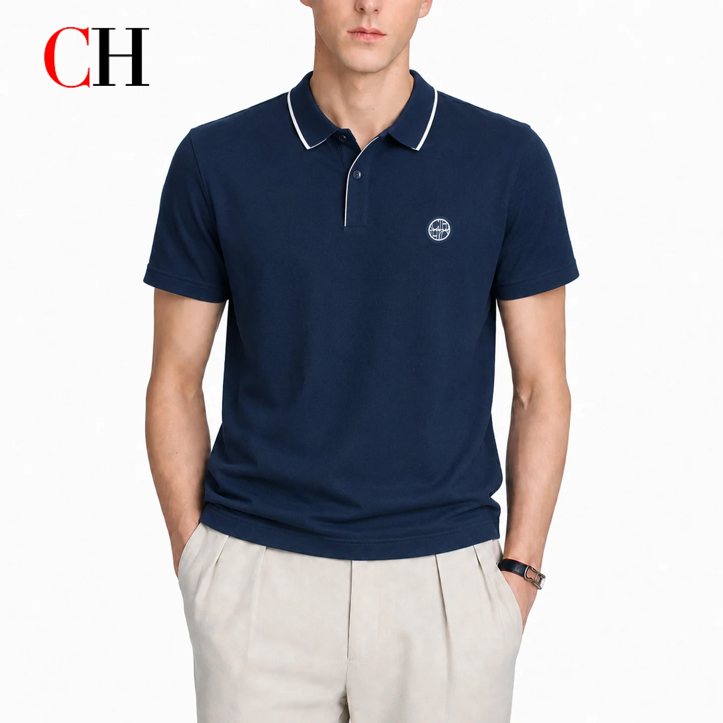 Polo da uomo CH a maniche cort - Golf Equipment Logo recensione e prezzo
