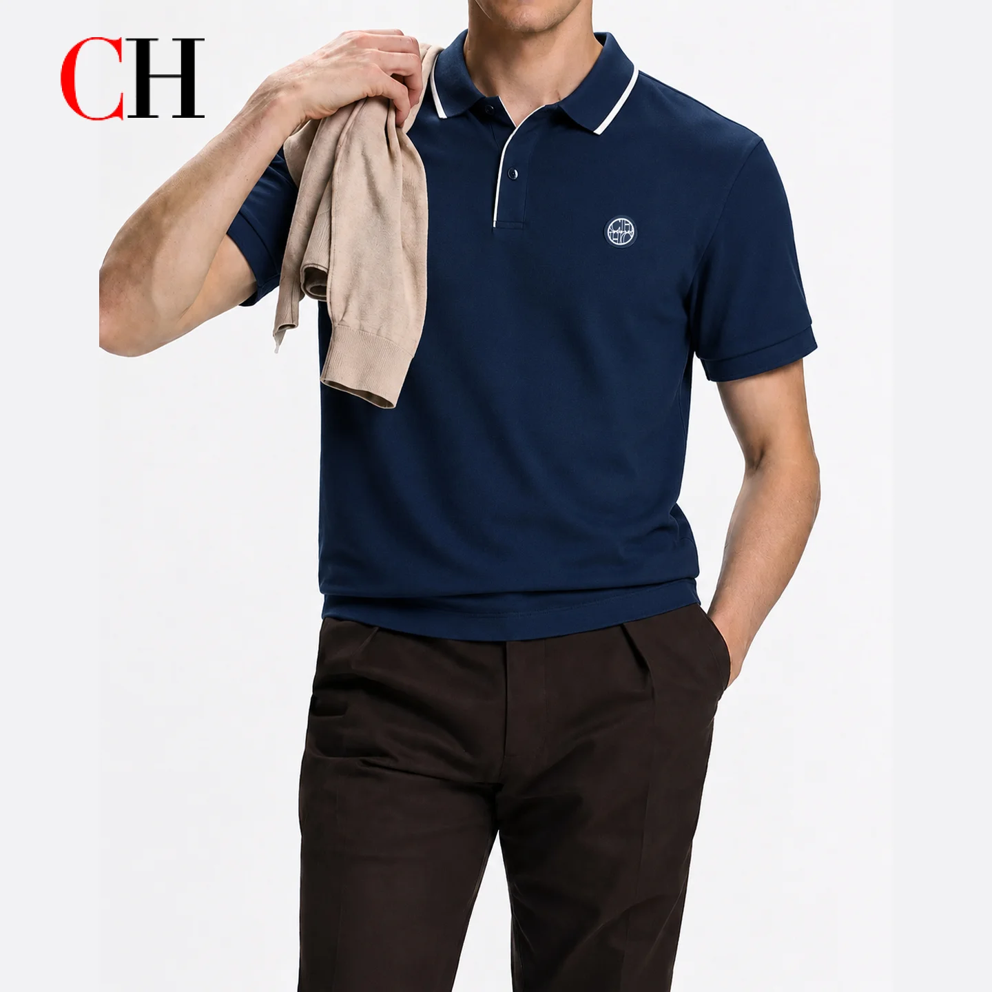 Polo da uomo CH a maniche cort - Golf Equipment Logo recensione e prezzo