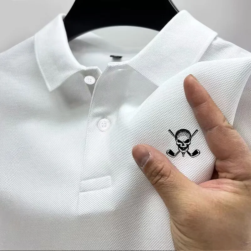 2024 New Skull Golf Logo Polo  - Golf Equipment Logo recensione e prezzo