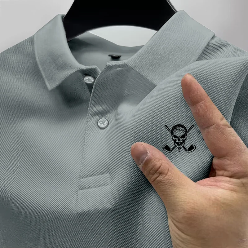 2024 New Skull Golf Logo Polo  - Golf Equipment Logo recensione e prezzo