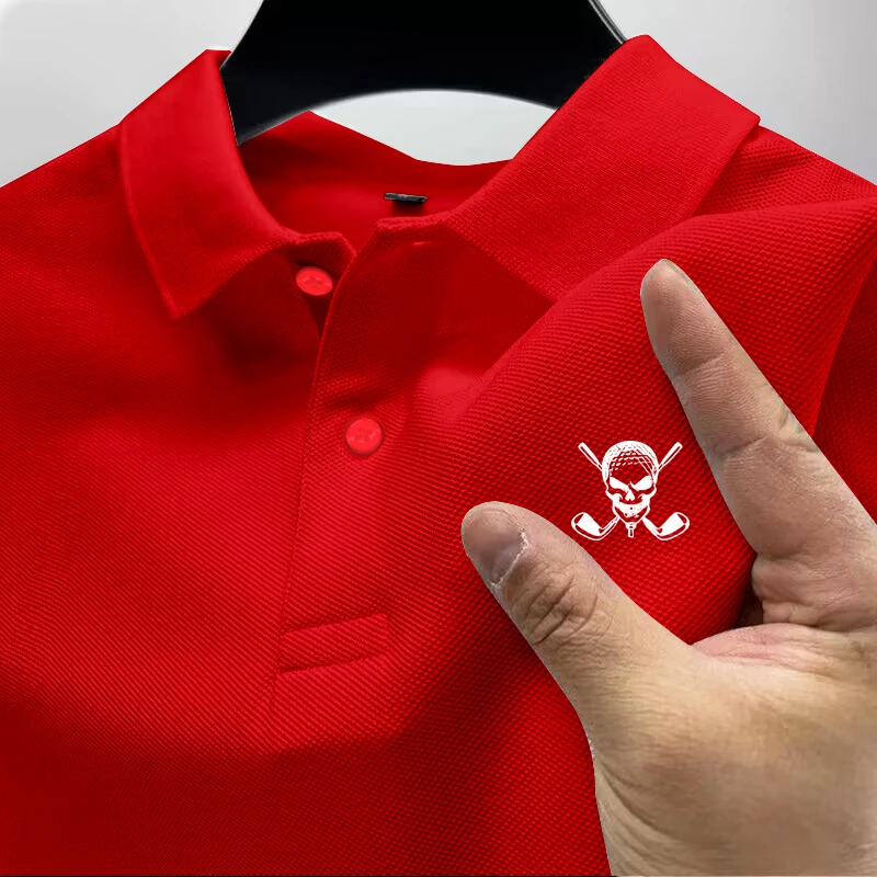 2024 New Skull Golf Logo Polo  - Golf Equipment Logo recensione e prezzo