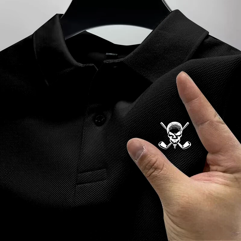 2024 New Skull Golf Logo Polo  - Golf Equipment Logo recensione e prezzo